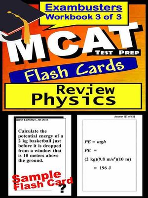 cover image of MCAT Test Physics&#8212;Exambusters Flashcards&#8212;Workbook 3 of 3
